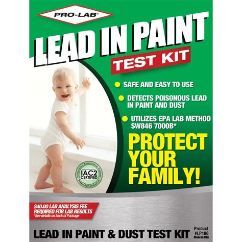 pro lab lead paint test kit|lead test kits home depot.